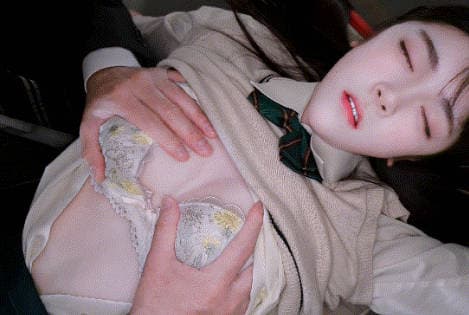 【MJ】地铁极品白嫩JK女大生水瓶下药迷晕拖走玩弄强奸迷奸