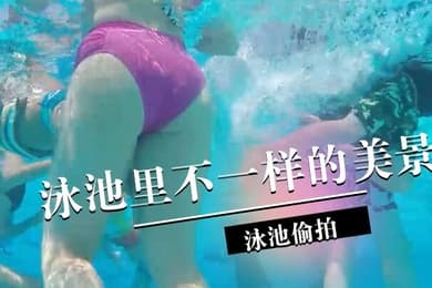 偷拍泳池里不一样的美景
