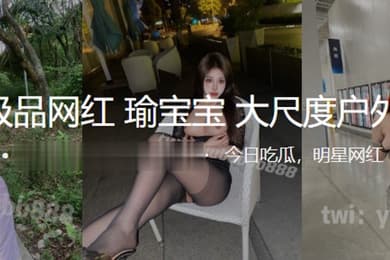 推特极品网红瑜宝宝大尺度户外露出