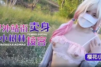 樱花小猫野外站街卖身小树林接客
