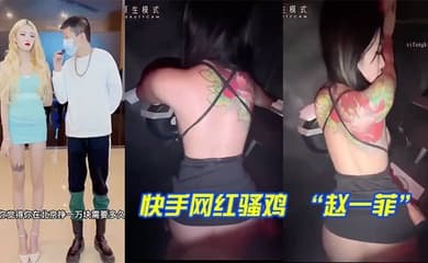 快手网红骚鸡赵一菲街头采访说一天挣一万块原来是在酒吧厕所被富二代内射拍视频挣的
