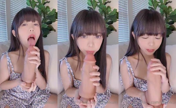 Kitty Kum Takes On A Massive Dildo
