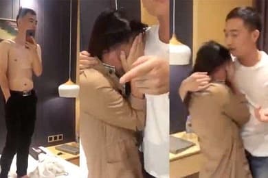 抓奸现场新婚不久妻子出轨
