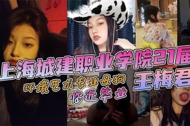 上海城建职业学院21届环境艺术专业母狗王梅君临近毕业她居然敢跟我说分手说大学只是跟我玩玩而已这忍得了